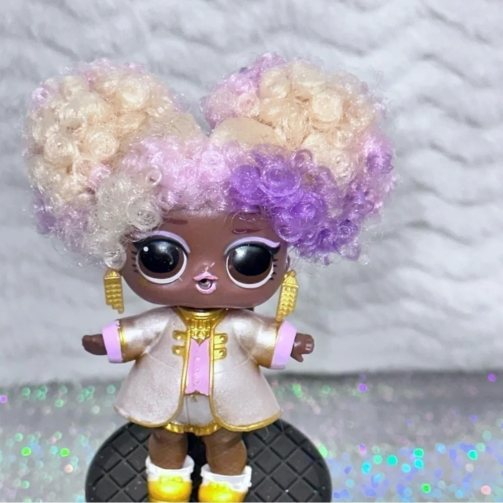 L.O.L. SURPRISE! Hairvibes Series Supa Star Doll/Wigs/Bow/Bottle/Outfit/Comb